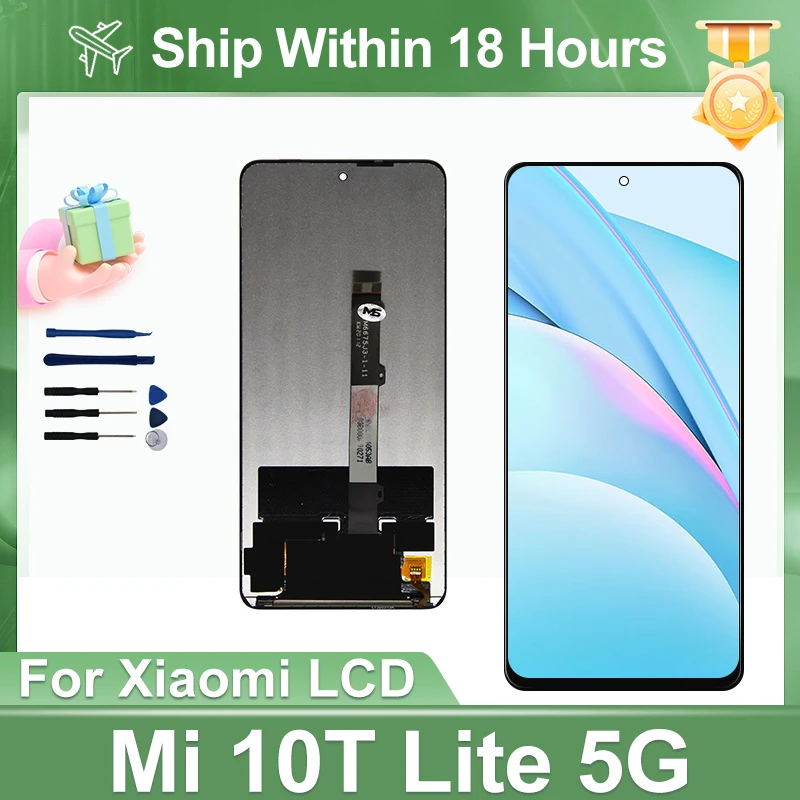 CHOICE For XIAOMI MI 10T Lite LCD M2007J17G Display Touch screen For MI 10T Lite 5G Display Assembly Replacement Parts