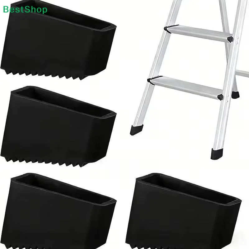 〔R〕4Pcs Ladder Anti-Slip Feet – Heavy-Duty Replacement Caps Textured, Durable For Indoor/Outdoor Use