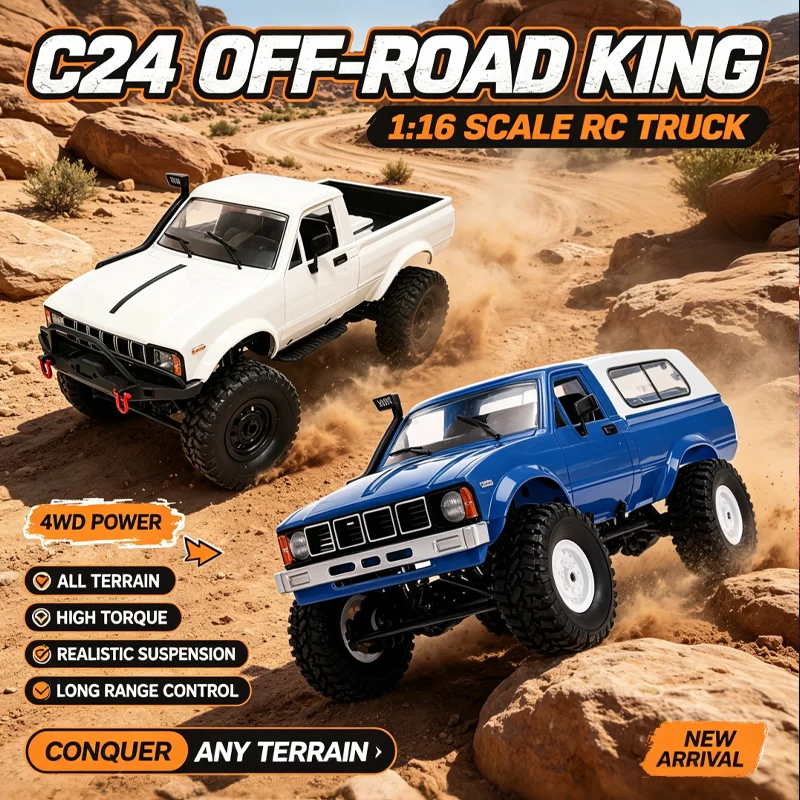 Kids Toys Very - รถบังคับวิทยุ 2.4G ขนาดเต็มสเกล 1:16 4WD RC