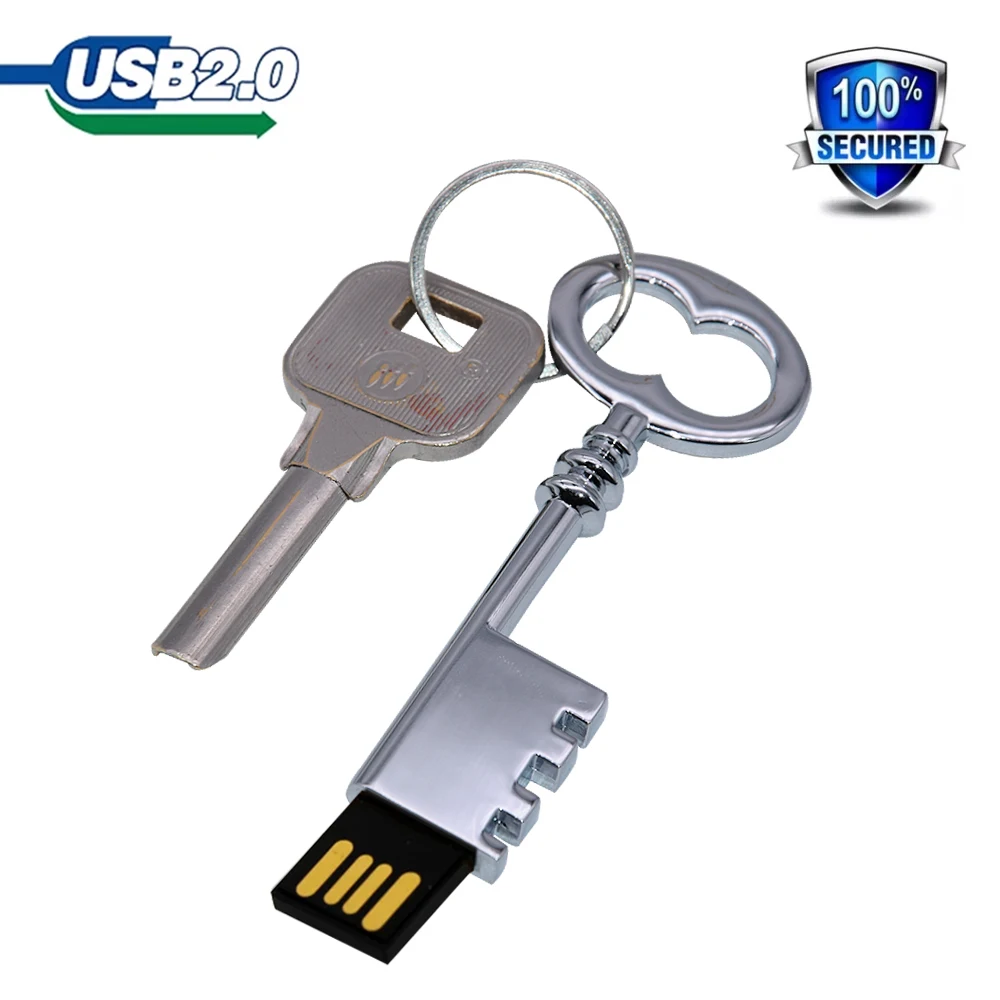 Clé USB étanche en métal, 4 Go, 8 Go, 16 Go, 32 Go, 64 Go, 128 Go, cadeau