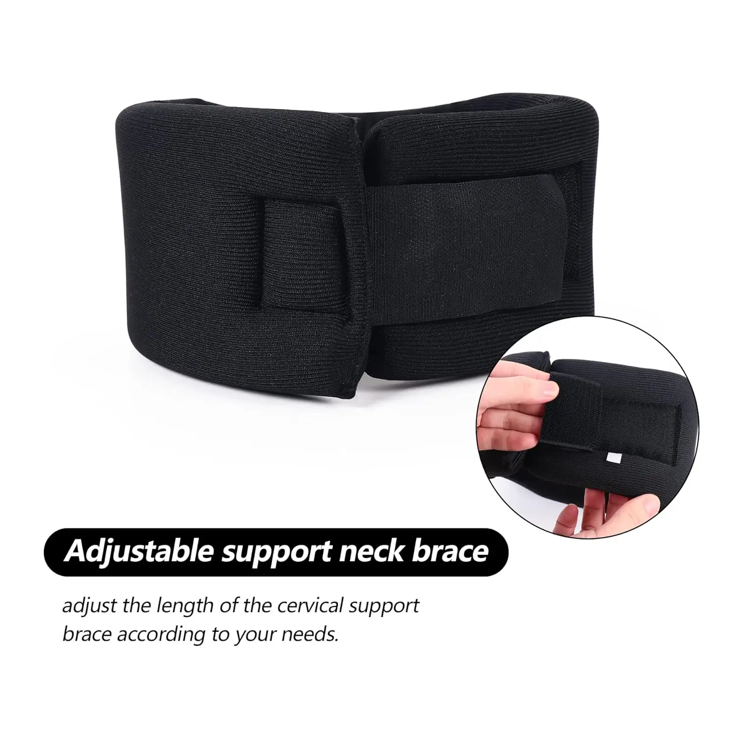 Soft Adjustable Neck Brace, Cervical Collar for Sleeping