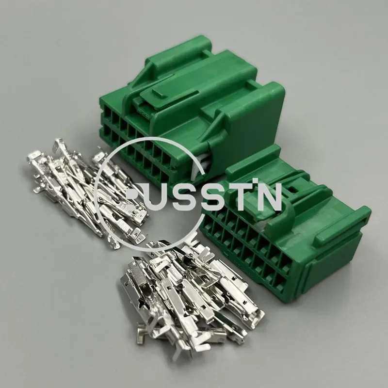 1 Set 16 Pin Automobile Unsealed Wiring Terminal Plug AC Assembly High Quality Car Connector 7283-6453-60 7282-6453-60