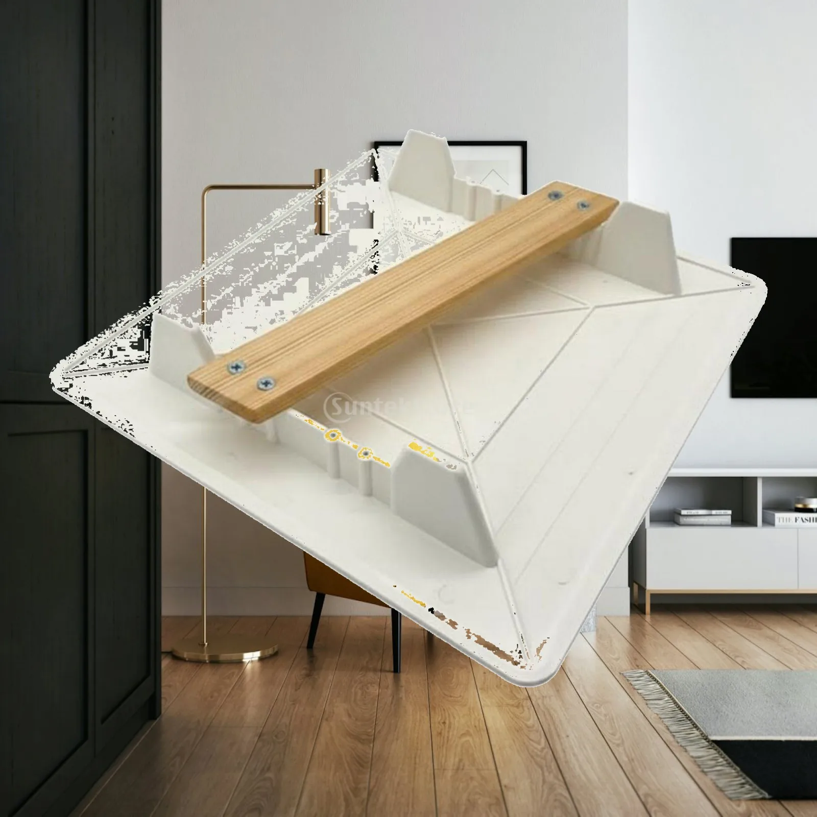 Plaster Mortar Tray Board with Sturdy Build for Overhead Work Lightweight Design for Easy Maneuver on Site