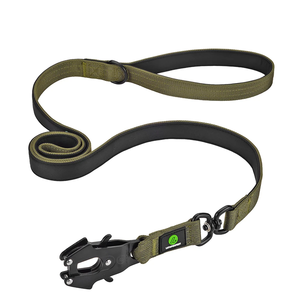 1.5m Swivel Dog Lead Neoprene Lined Secure Rated Clip with Soft Handle