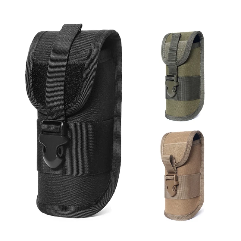 Molle Sunglasses Holder Glasses Pouch EDC Waist Pack Utility Outdoor Hiking Hunting Accessories Organizer Eyeglasses Case Bag