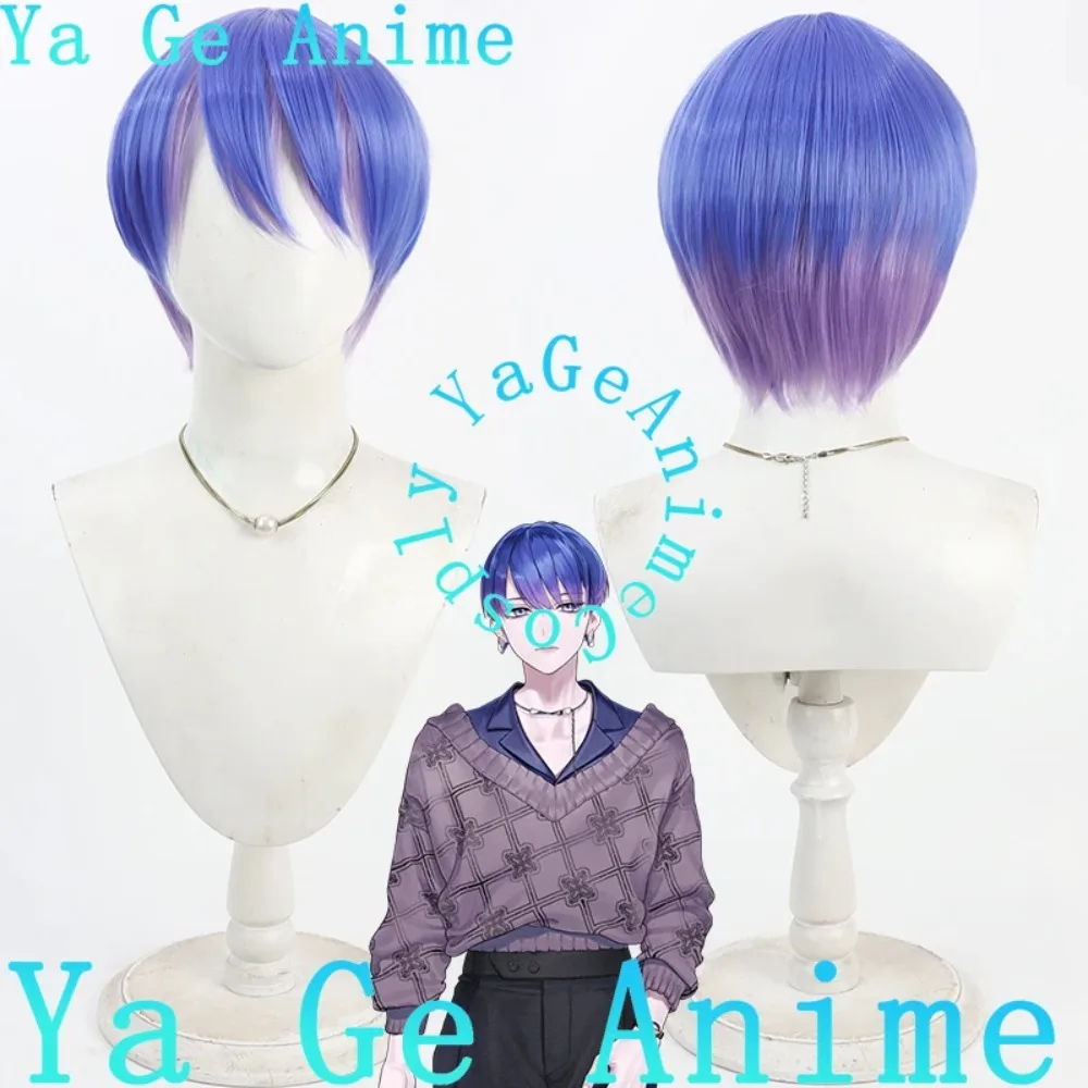 

Ya Ge Anime Store Anime Game VTuber Ukyou Mao Cosplay Wig Anime Short Hair Comic Reality Show Synthetic Wig