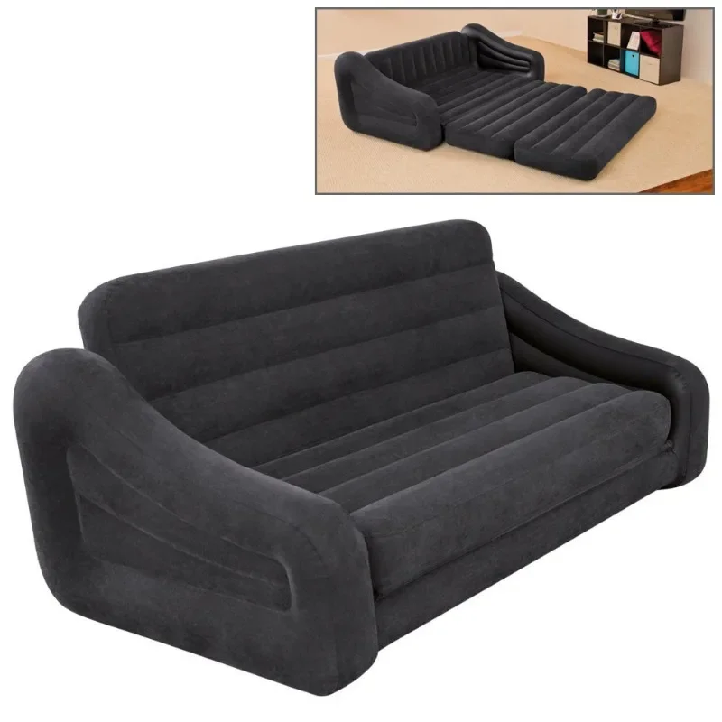 Inflatable sofa thickened household double portable sofa bed backrest mattress enlarged air mattress bed chair
