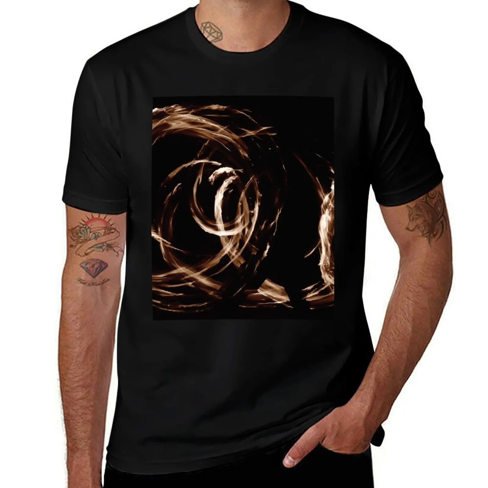 

Scaterred Fire Bracelets T-Shirt t shirts for man graphic tees cotton tshirt 100% man t shirt summer T-shirt