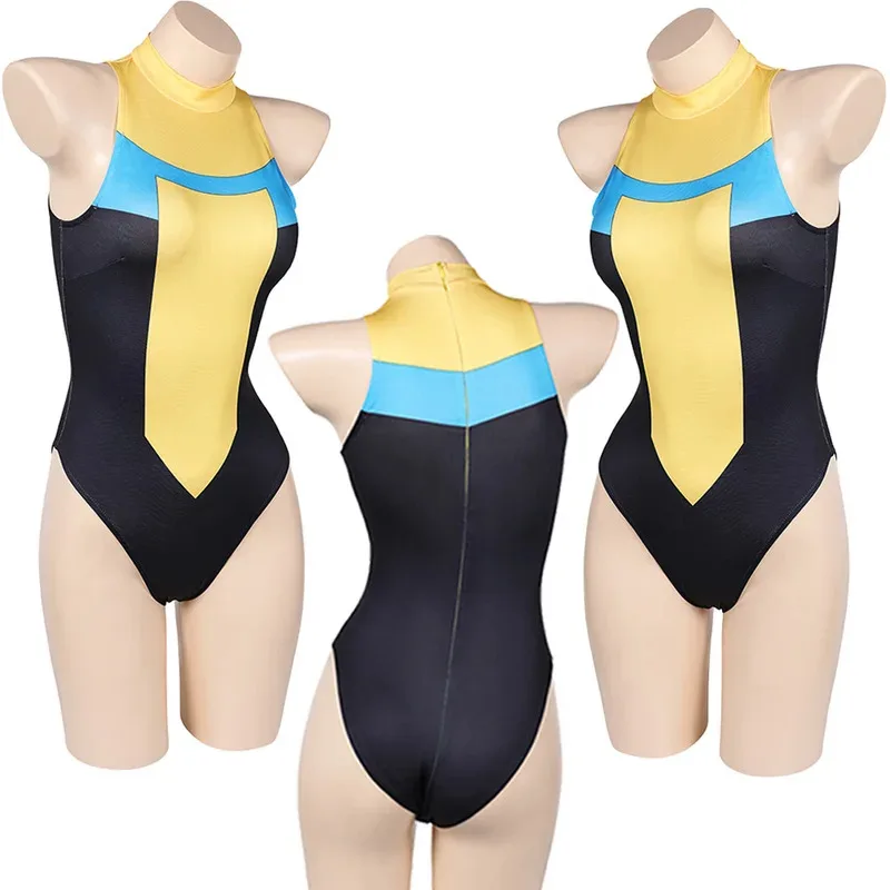 الكرتون الذي لا يقهر مارك غرايسون المايوه تأثيري حلي المرأة الصيف لعب الأدوار بيكيني بذلة هالوين حفلة الشاطئ الدعاوى ob;8