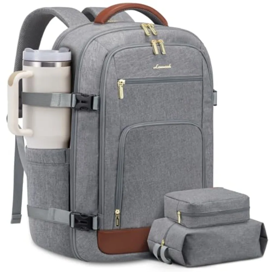 

Carry On Travel Backpack For Women Flight Approved 40L Large Personal Item Backpack Travel Bag for Airplanes Business 17 Inch L