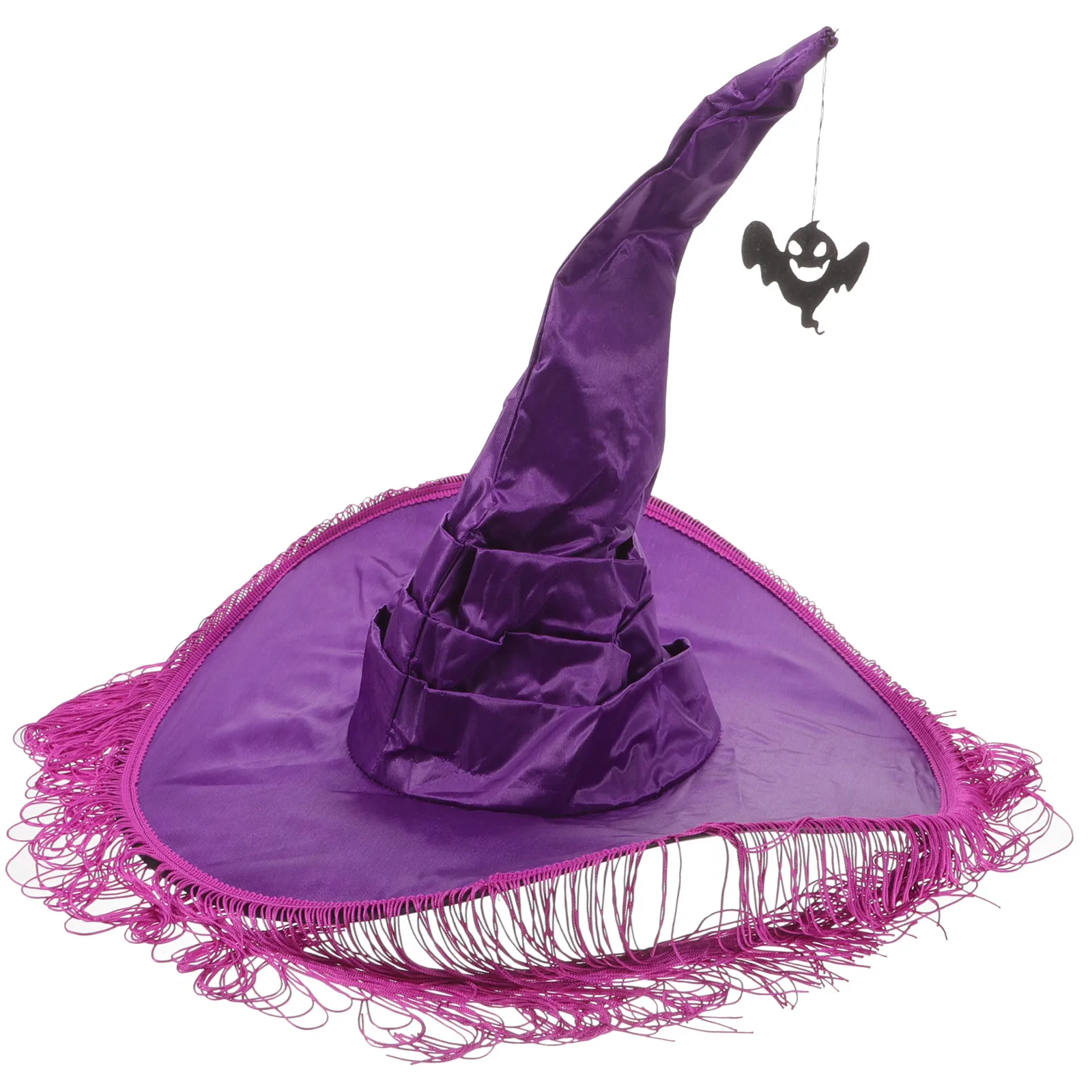

Halloween Witch Hat Decorative Cosplay Festival Party Hat nament Bright Color Design Lightweight Good Material Stylish Gift