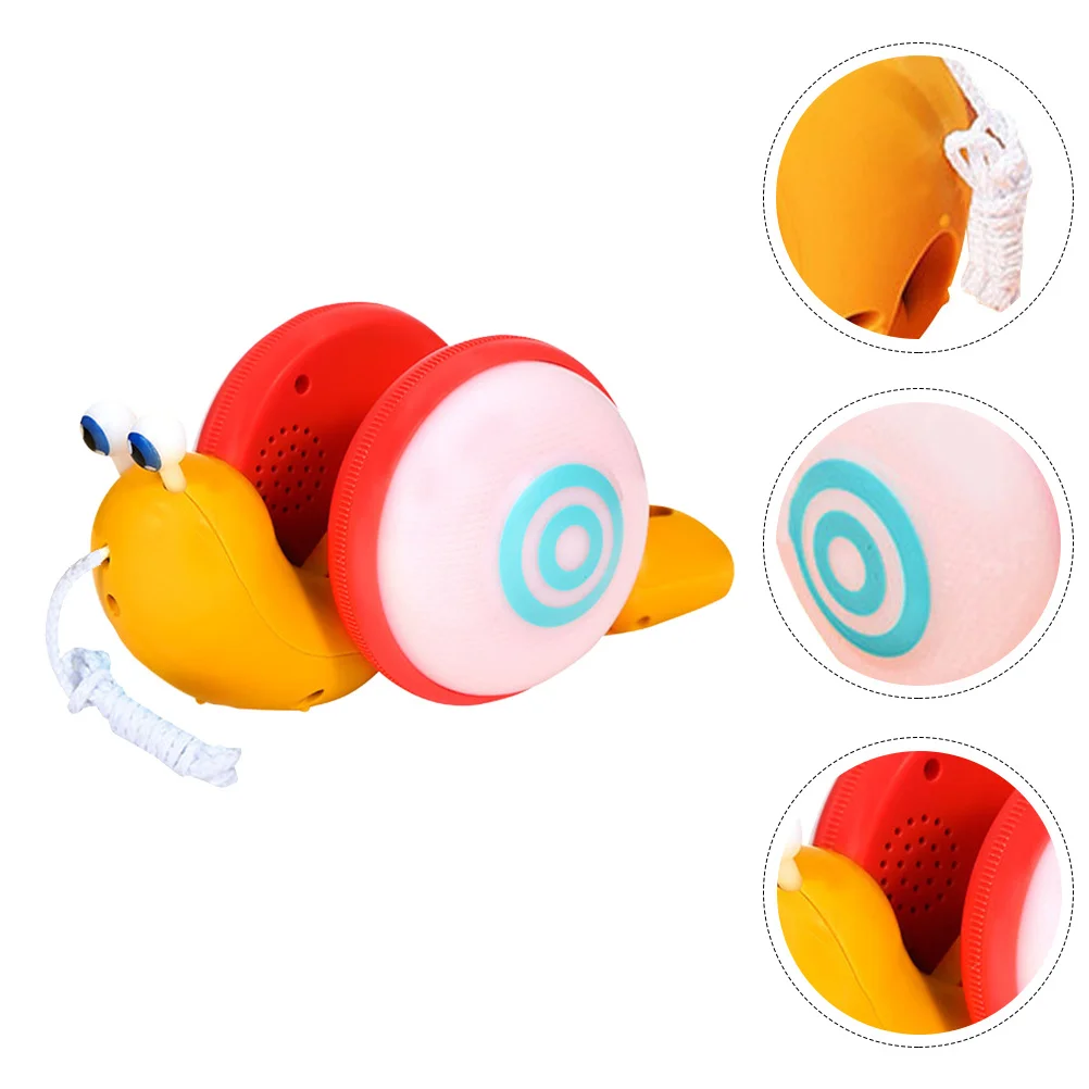 달팽이 끌기 뮤지컬 트랙션 풀 스트링 워커 아기 보행기 유아 협응력 학습 달팽이 끌기 장난감 트랙션 장난감