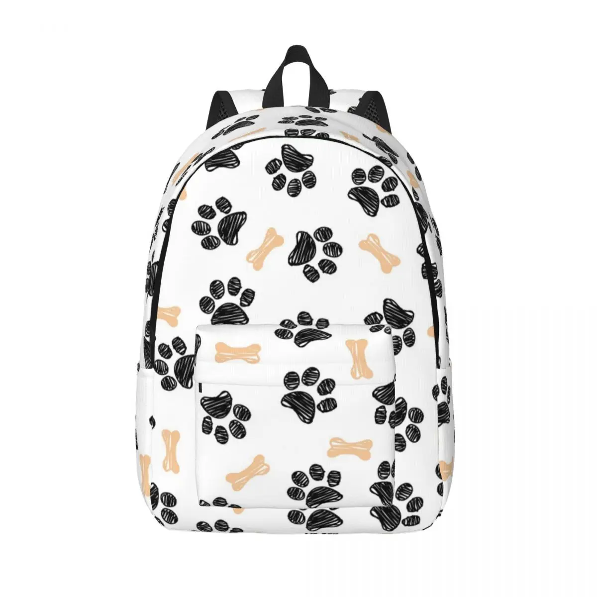 

Paw Backpack Elementary High College School Student Animal Dog Bookbag Men Women Daypack Lightweight