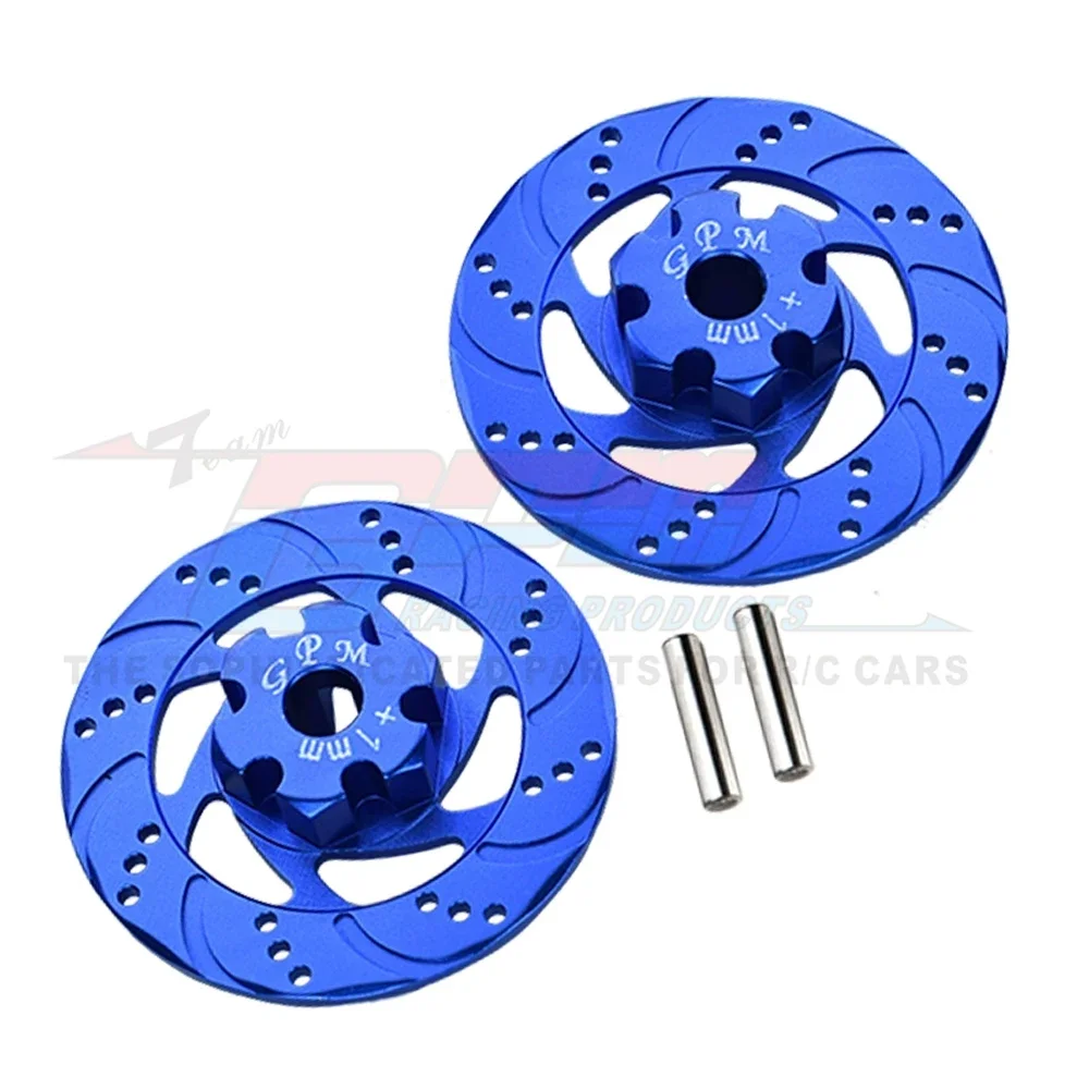 GPM for Traxxas 1/7 UDR Unlimited Desert Racer Race Truck 85076-4 85086-4 Metal Aluminum +1MM Wheel Hubs Brake Disc 8569 8568