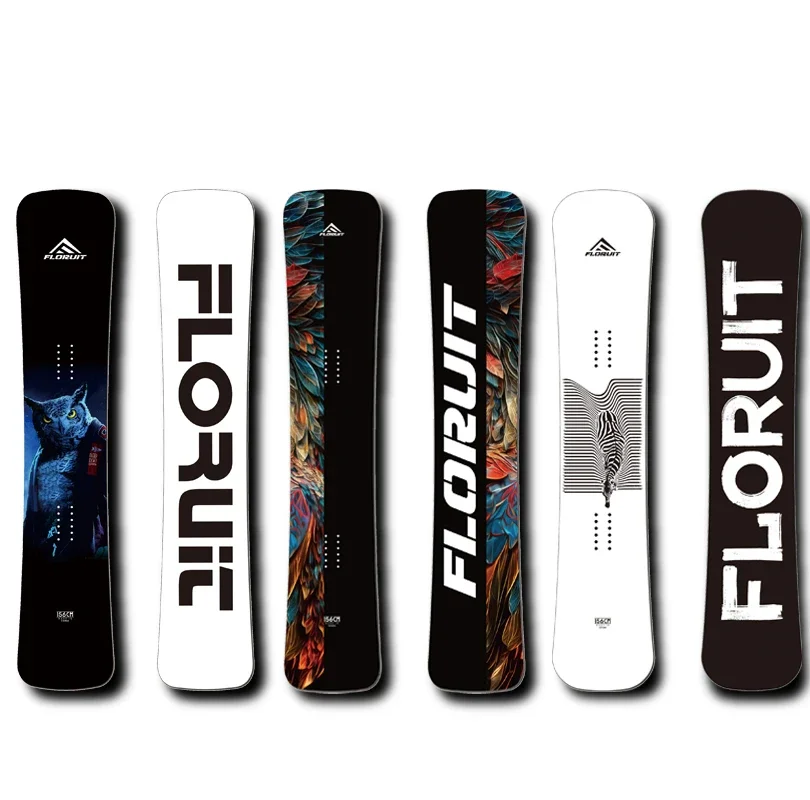 Esportes de inverno adultos snowboards neve prática esquis escultura profissional snowboard