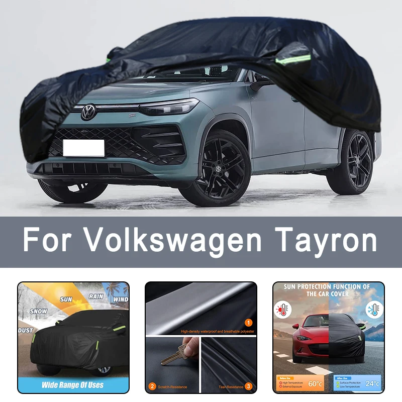 

For Volkswagen Tayron All-Weather Car Covers 6-in-1 Waterproof Dustproof UV Proof Snowproof Scratch Resistant Protection