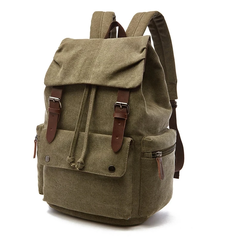 vintage Canvas Laptop Backpack For Men Women School Mochila Feminina Fashion Anti-Theft Women Travel Backpacks School Backpack