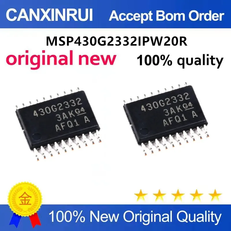 Original New 100% quality    MSP430G2332 MSP430G2332IPW20R 430G2332 TSSOP20    Integrated circuit IC chip