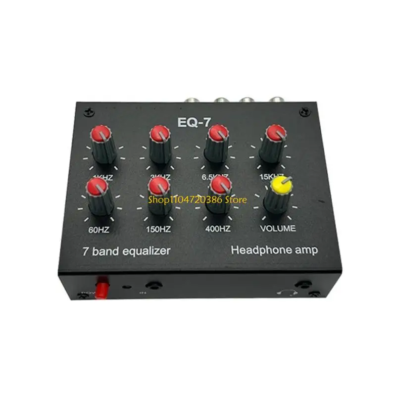 DC5V 12V Treble Bass Adjustment 12dB نطاق التحكم 7 تعادل صوت النطاق