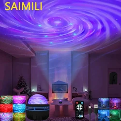 Galaxy Starry Sky LED Projector USB Powered Remote Control Night Light for Children’s Bedroom Christmas/Wedding Ambient Decor