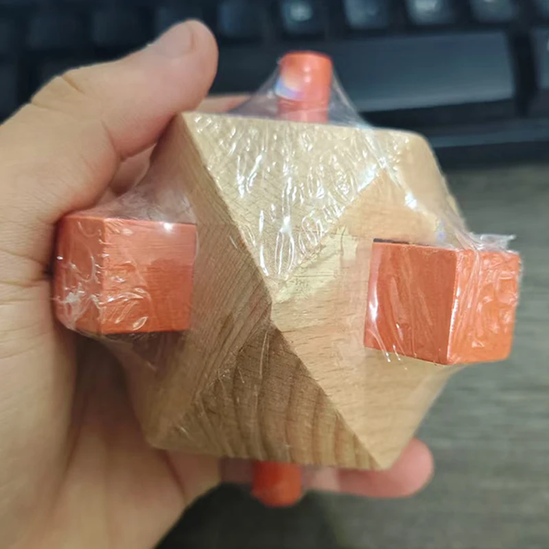 Rompecabezas de madera para adultos y niños, juegos de desafío de la mente imposible, prueba de inteligencia y lógica, juguetes educativos de desmontaje