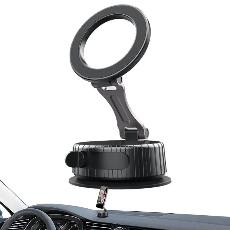 

Магнитный держатель для телефона с вакуумной присоской, вращение на 360 градусов, складной автомобильный держатель для телефона, аксессуары для салона автомобиля, стабильный