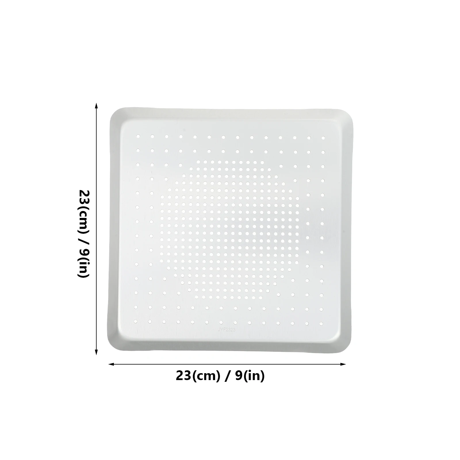 

Aluminum Alloy Perforated Pizza Baking Tray for Oven Air Fryer Crisper Strong Heat Conductive Easy Demoulding High Gloss