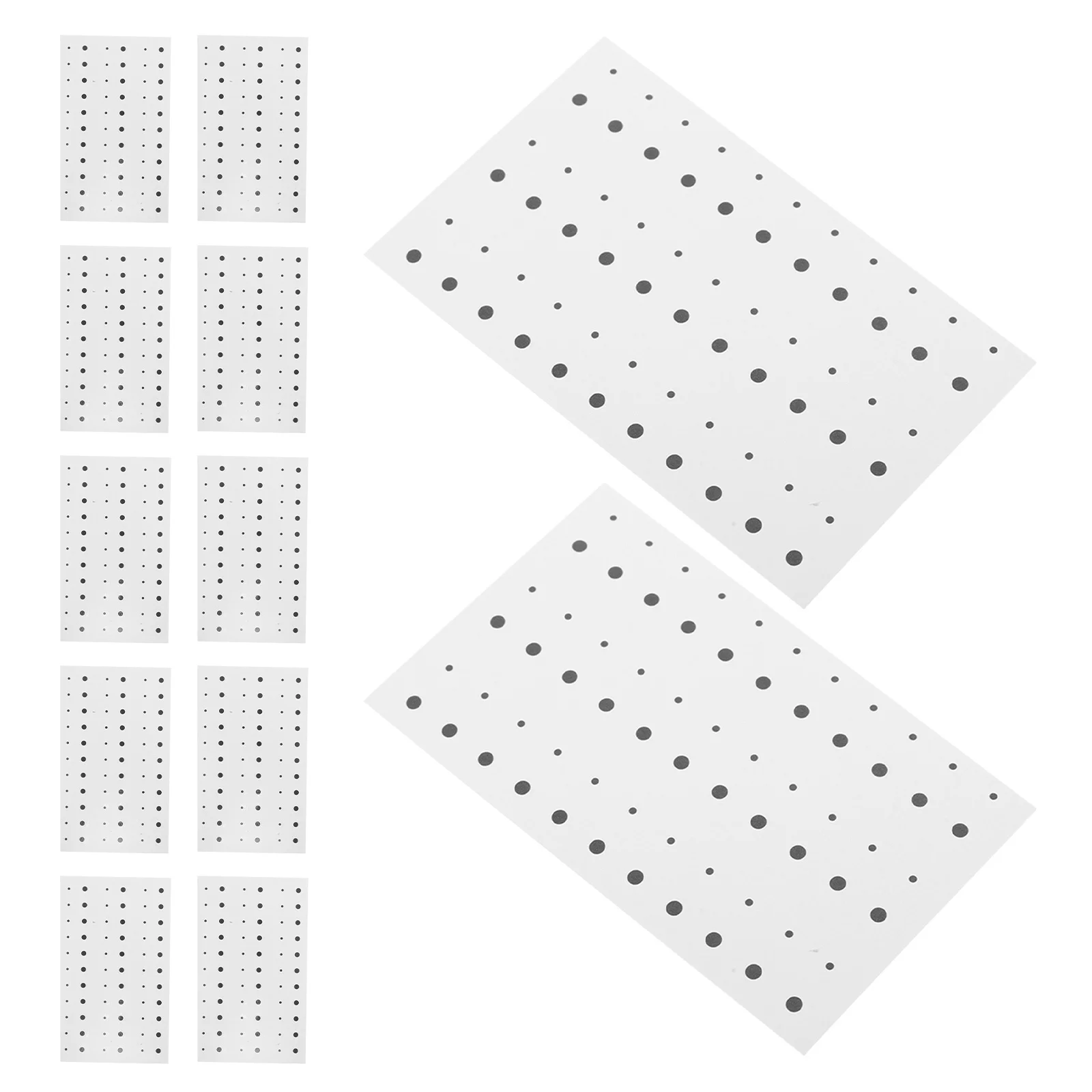 

50 Sheets Skin-Friendly Women Mole Stickers Fake Mole Face Decals Temporary Makeup Forehead Party Accessories Festival Accessory