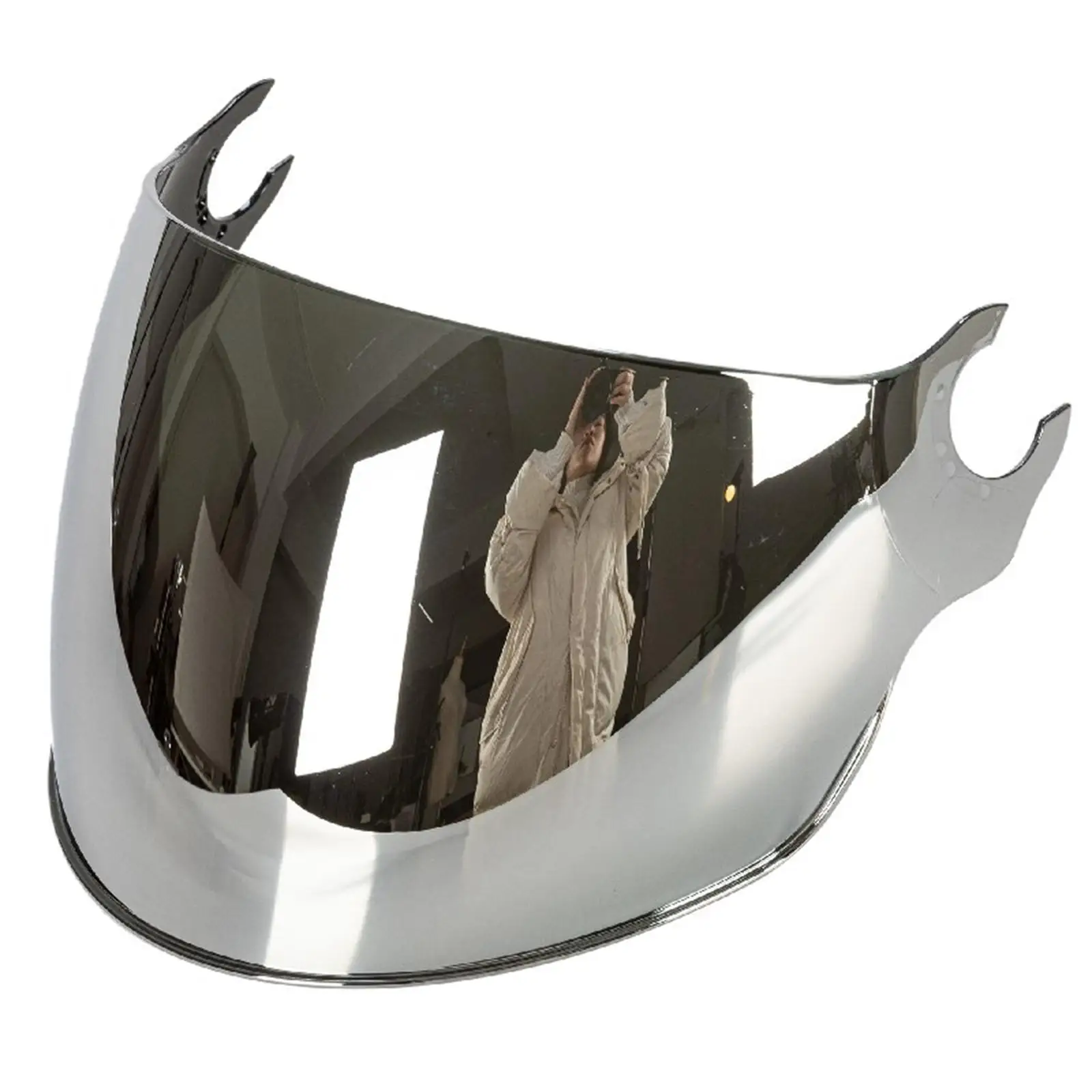 Full Face Flip Up Visor Lens PC Bubble Windscreen Replacement Helmet Accessories for OF