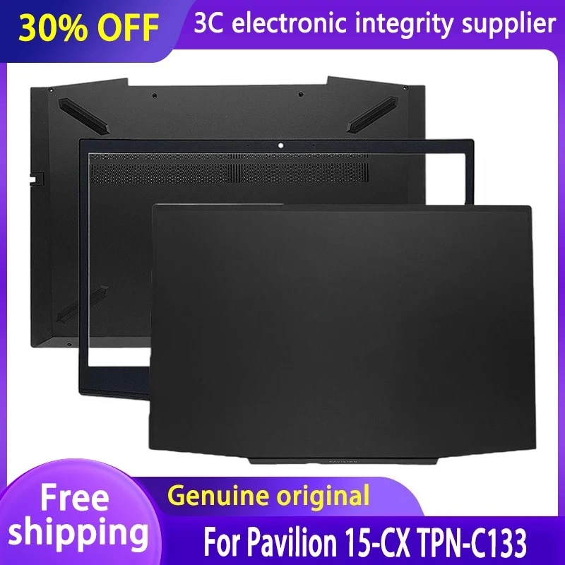 

Новая задняя крышка ЖК-дисплея для ноутбука/передняя панель/нижний корпус для Pavilion Gaming 15 Series 15-CX TPN-C133, серебристый