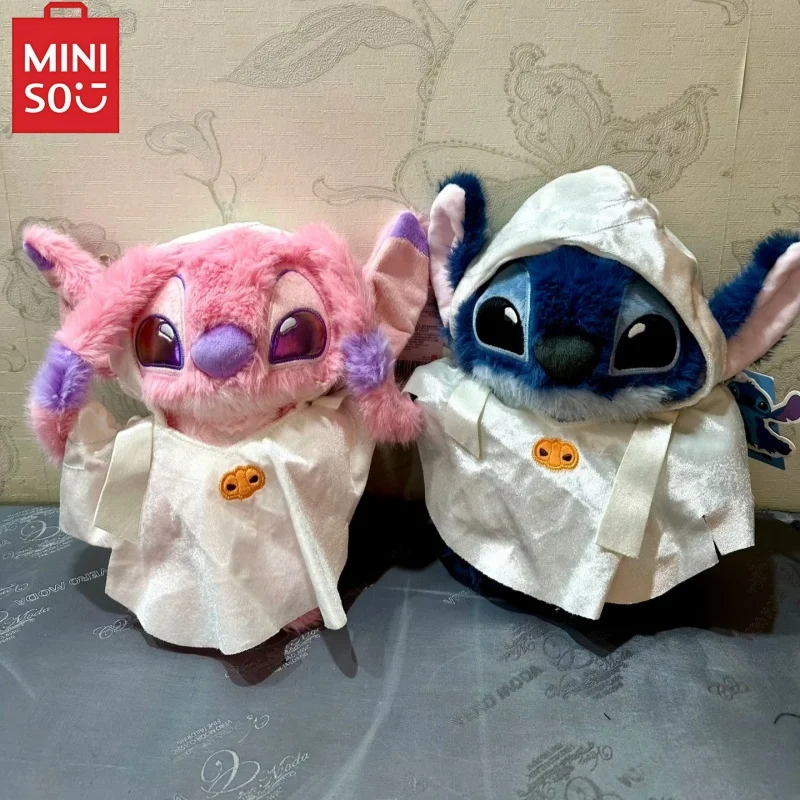 

Новый MINISO Stitch Хэллоуин серии плюшевые игрушки куклы аниме фигурки на заказ Коллекционные игрушки украшение для комнаты подарки на день рождения