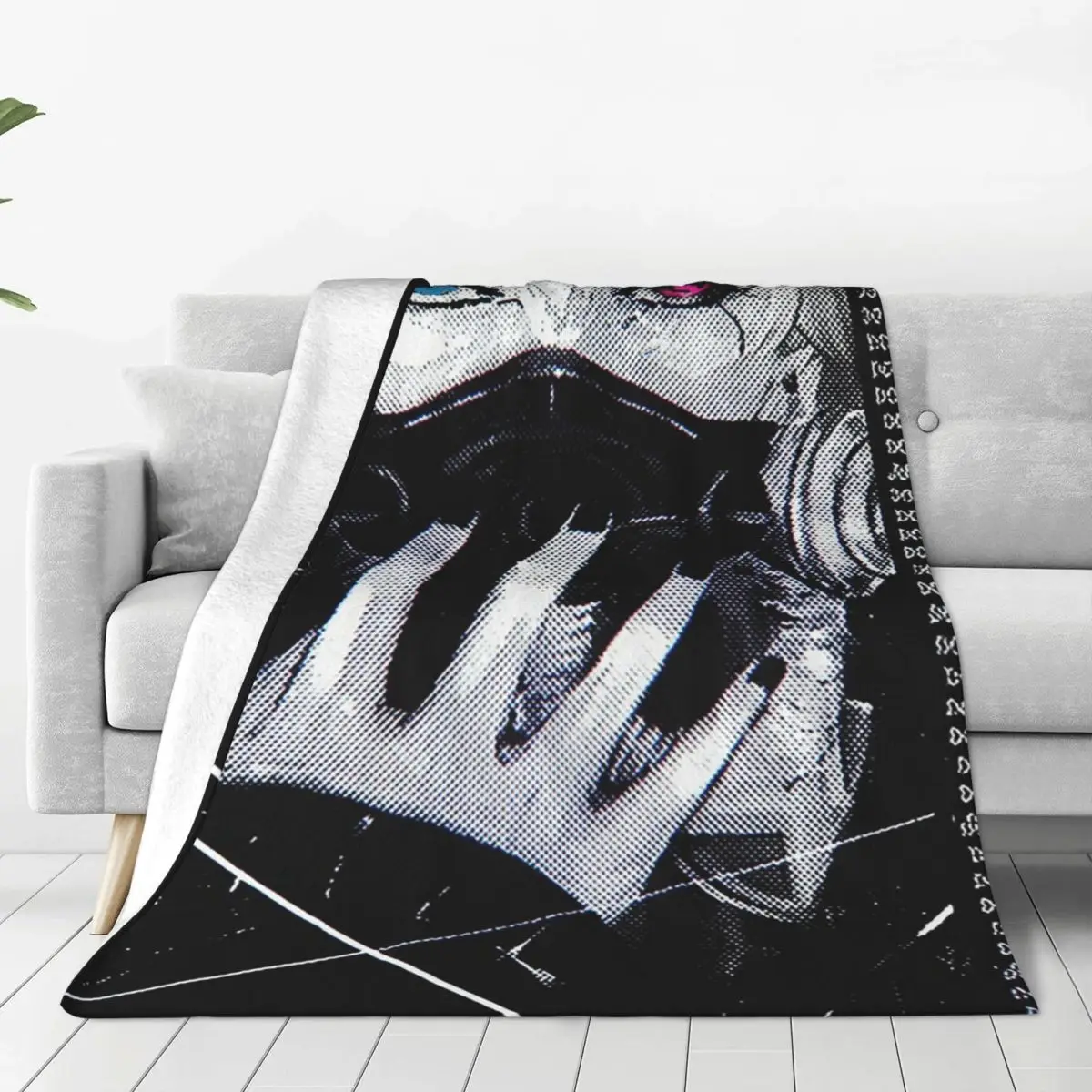 Tokyo Ghoul Anime Blankets Soft Warm Flannel Throw Blanket Cover for Bed Living room Picnic Travel Home Sofa