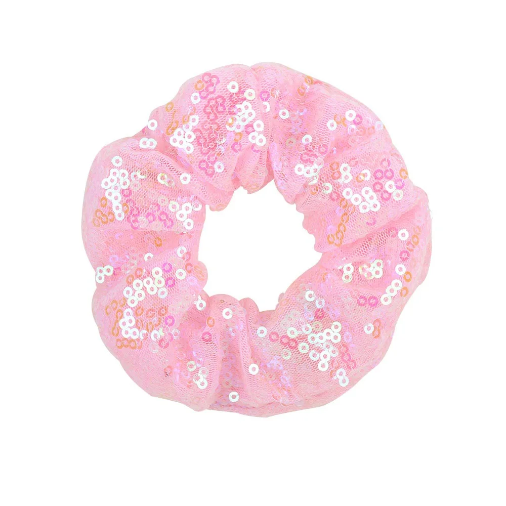 ربطات شعر لامعة عصرية على شكل سمكة متلألئة بالترتر للنساء