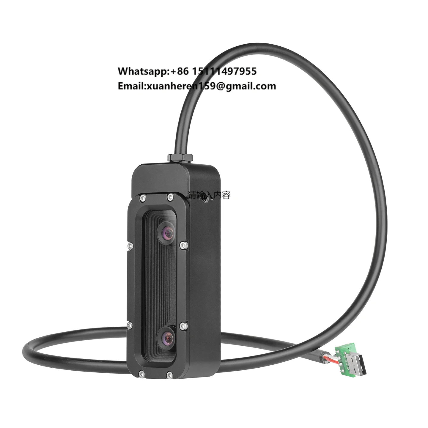 Deepwater Subsea USB 2.0 UVC Underwater Binocular Camera for 3D Reconstruction Industrial Depth Vision