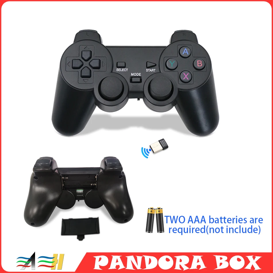 Gamepads Sem Fio Controlador Bluetooth, Controle Remoto De Jogos, 2.4G Joystick, USB, PS3, TV Box, Telefone Android, PC