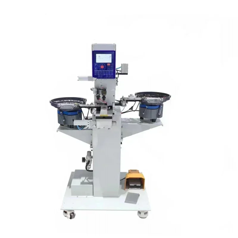 VMA High Performance Button Press Shake Attaching First Electronic Punch Hole Automatic Snap Buttonattach Machine