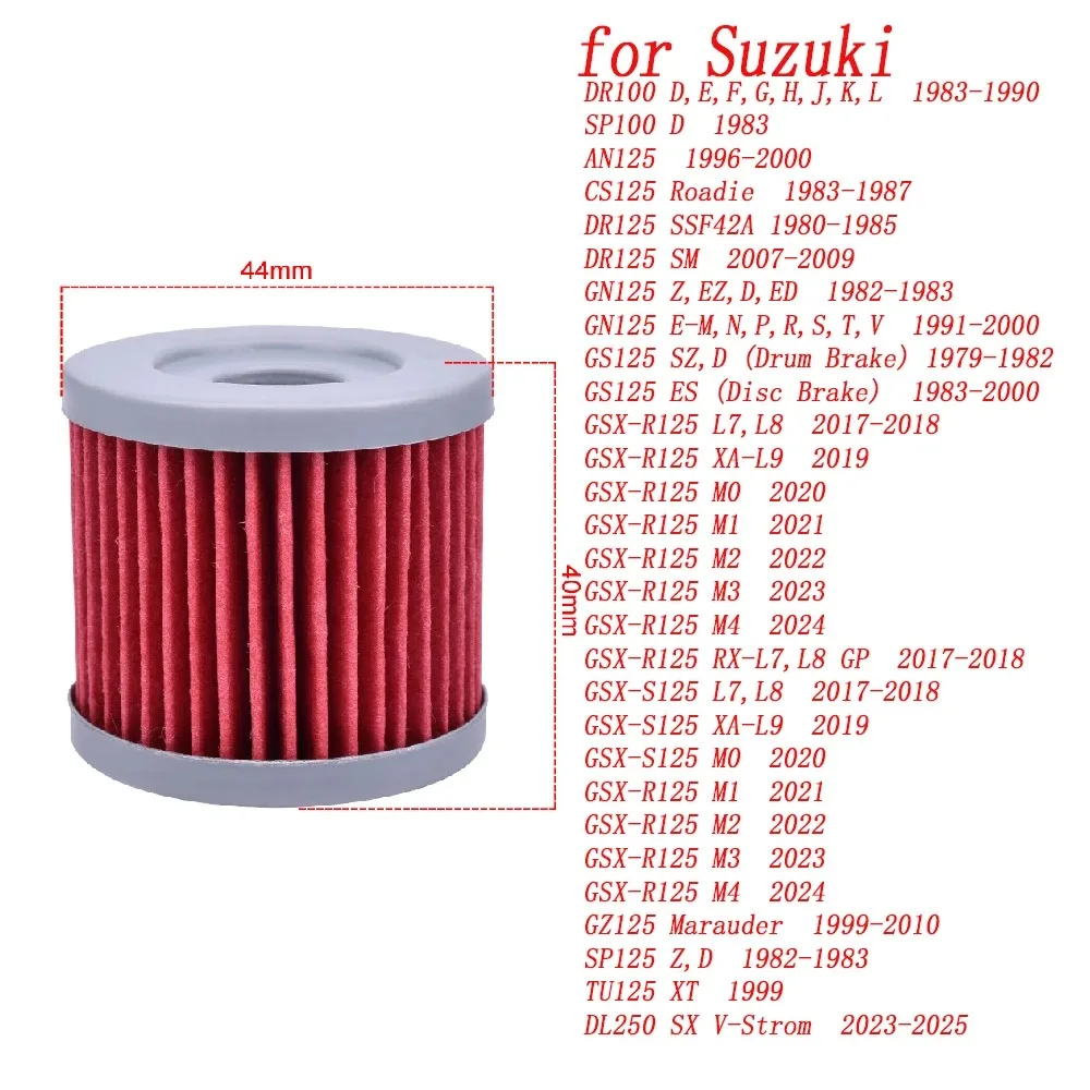 

16510-45H10 Motor Bike Oil Filter for Suzuki DR100 SP100 CS125 DR125 GS125 GSX-R125 GZ125 SP125 TU125 DL250 SX V-Strom