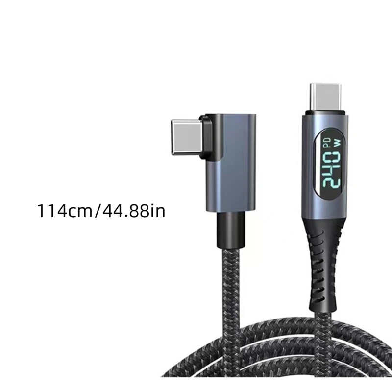 Cavo ricarica rapido per trasferimento dati video USB C USB 4 240W per telefono 15/15Pro F19E