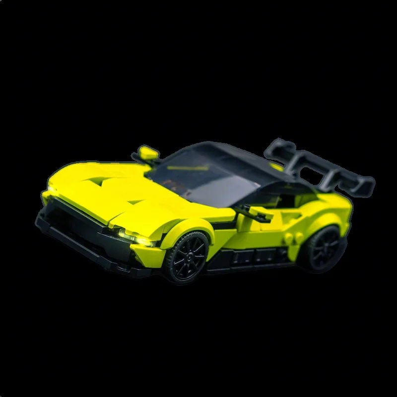 ตัวต่อ MOC แอสตัน มาร์ติน วัลแคน ชุดแชมป์เมือง 338 ชิ้น ของเล่นตัวต่อสถาปัตยกรรม ของขวัญคริสต์มาส ของเล่นเสริมพัฒนาการเด็ก