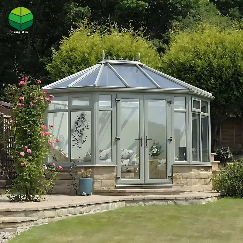 Sunroom for Sunrooms & Glass Outdoor Aluminum Houses 4 Season Modern Villas Insulating Glass Fengxin Arc 3D Model Design