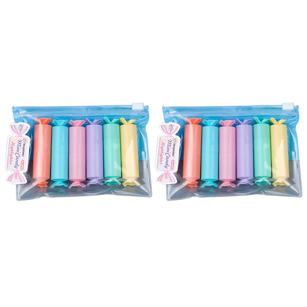 

DIY Graffiti Highlighter Candy Shaping Marker Small Highlighters Decorative Marking Pens