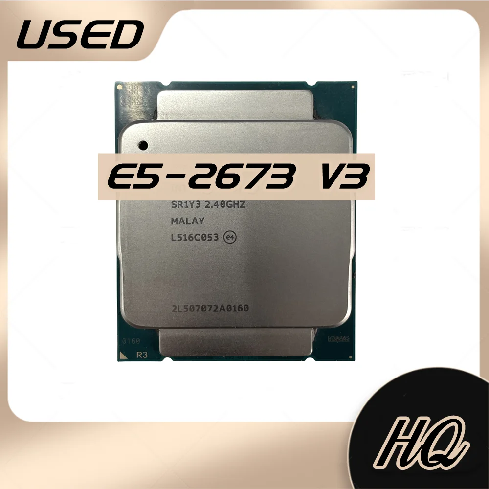 Xeon E5 2673V3 E5 V3 SR1Y3 SR1XP ، من من 50 م ، إلى 30 م ، من W ، LGA2011