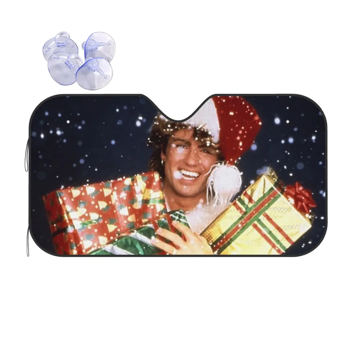 

Last Christmas Sunshade Windscreen Car Front Windshield Window Sun Visor Accessories Covers