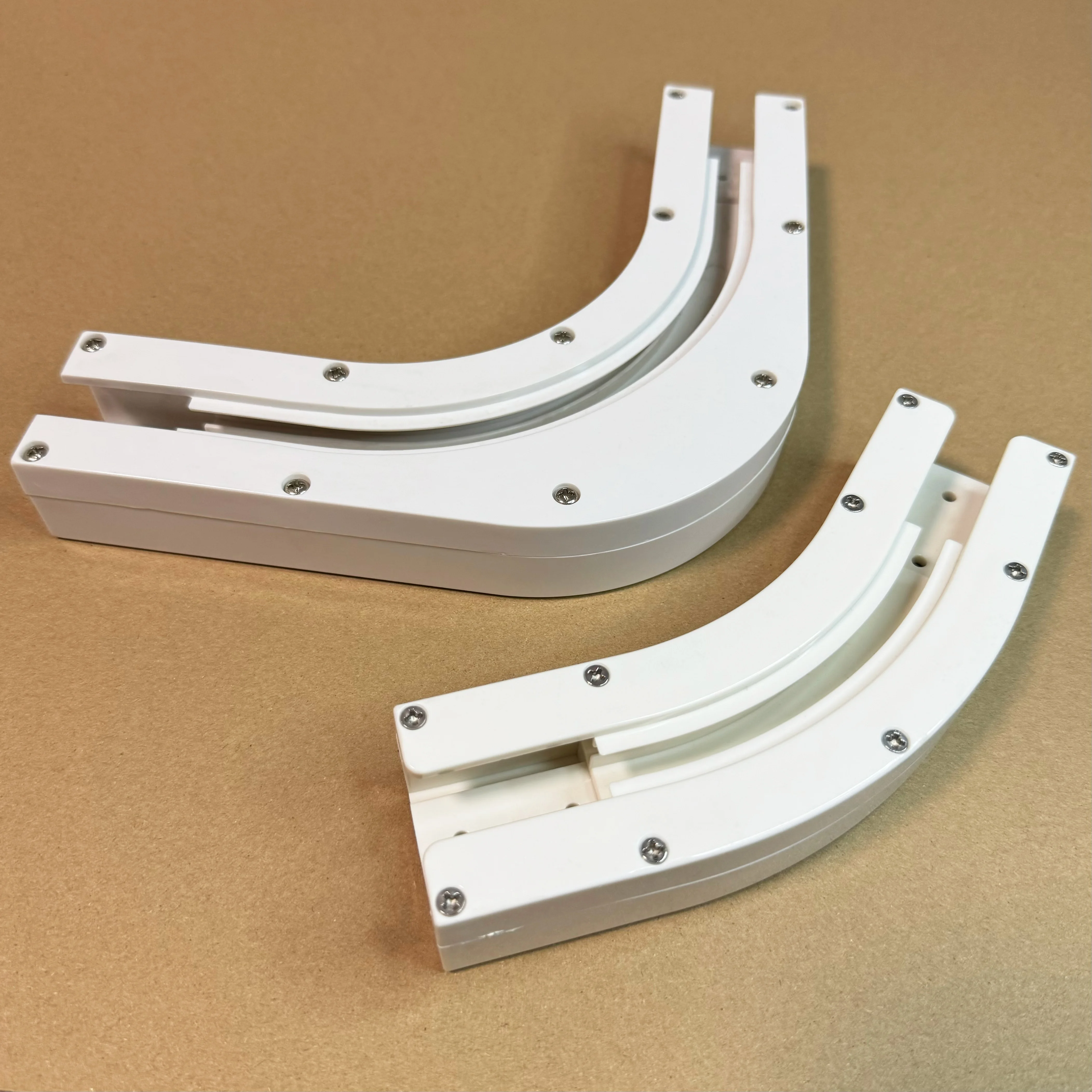 90 Degree 135 Degree Curved Track Joint for U Type and L Type JIALISI Electric Curtain Rail Connector Accessories