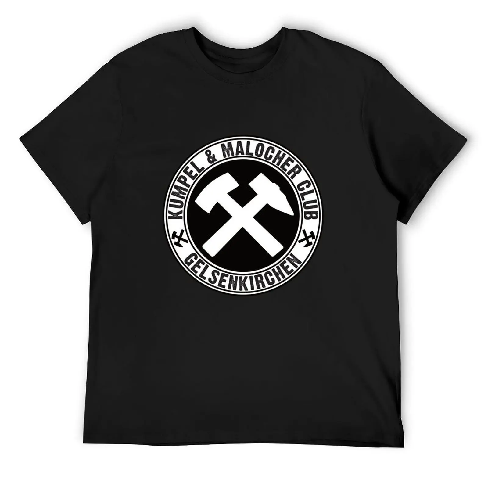 

Kumpel & Malocher Club Gelsenkirchen Coat of Arms Shirt T-Shirt plus size tops graphic shirts men workout shirt
