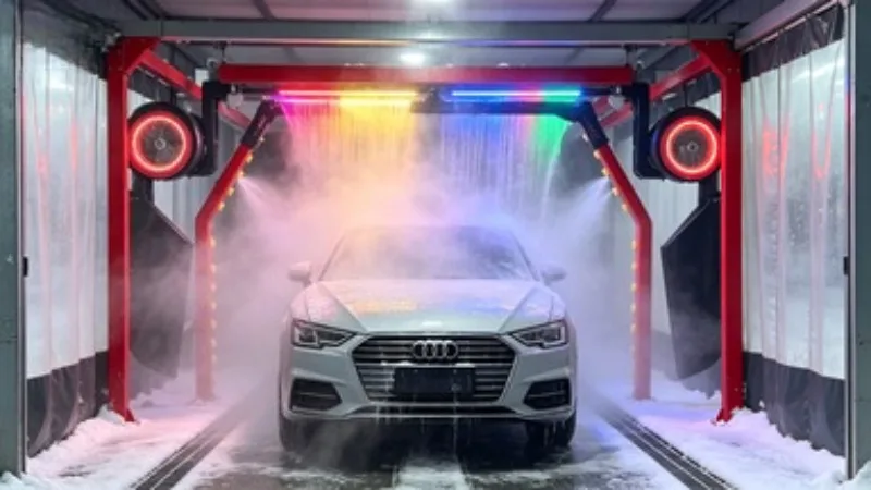 China Factory Fully Automatic Smart Control Electric Stainless Steel High Pressure Car Wash Machine For Auto Repair Centers