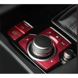 7pcs/Lot Aluminum Alloy Central Control Multimedia Buttons For 2017-2023 Mazda CX-5 CX5 CX 5 MK2 CX-8