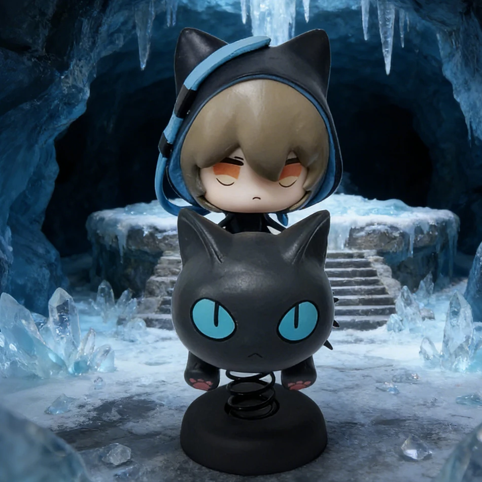 

APEX-TOYS Gift Arknights Happy Shake Phantom Gift Q-version Rocking Music Anime Figure PVC Model Collectible for Boys