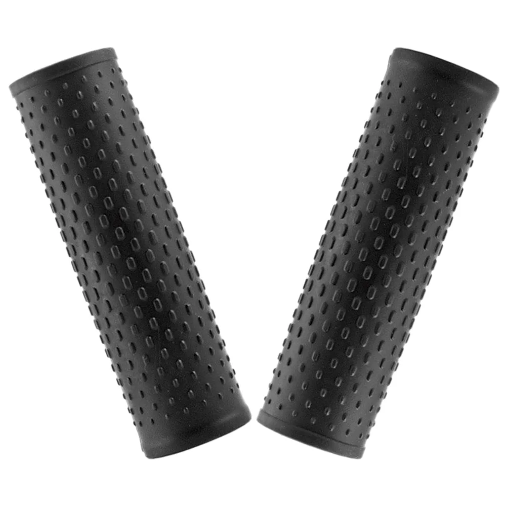 

2Pcs Electric Scooter Handlebar Covers Silicone Material Anti Skid Effect Stabilize Handle Secure Rider Safety