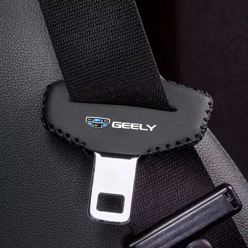 

Soft Car Seat Belt Buckle Protector 2Pcs for Geely Monjaro Atlas Coolray Emgrand Lynk & Co 01 02 03 Anti-Noise Auto Accessories